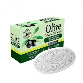 HERBOLIVE Оливковое мыло с молочным протеином