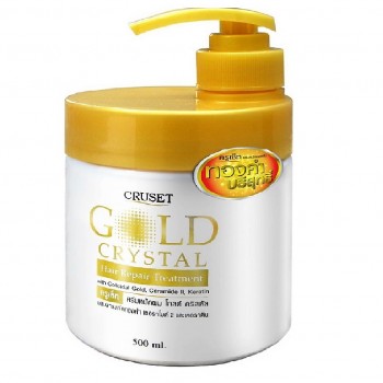 CRUSET Восстанавливающая маска для волос с золотым кристаллом Gold Crystal Hair Repair