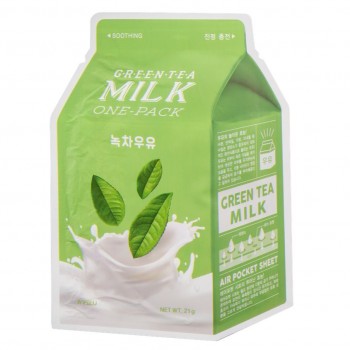 A'PIEU Маска для лица A'PIEU зеленый чай (с молочными протеинами)