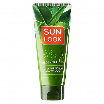 SUN LOOK Гель для лица и тела SUN LOOK успокаивающий с алоэ после загара