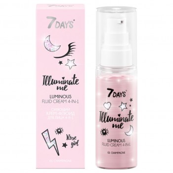 7DAYS BB крем для лица ILLUMINATE ME ROSE GIRL