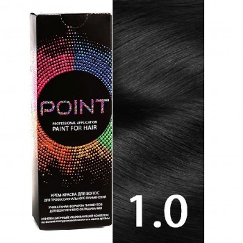 POINT Краска для волос, тон №1.0, Чёрный