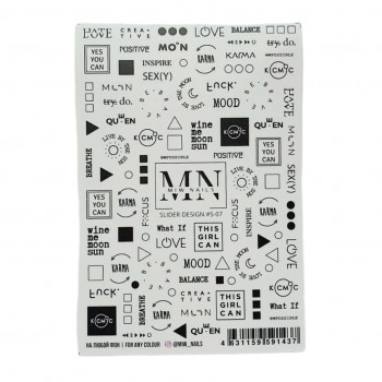 MIW NAILS Stickers-Наклейки на липкой основе S-07