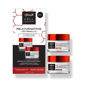 HELIA-D Cell Concept Омолаживающий набор для кожи Кремы против морщин дневной и ночной 65+