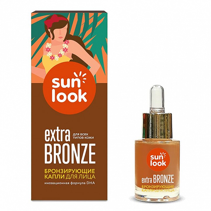 SUN LOOK Капли для лица I LOVE BRONZE бронзирующие