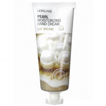 LEBELAGE Крем для рук с Жемчугом Увлажняющий и осветляющий Moisturizing Hand Cream