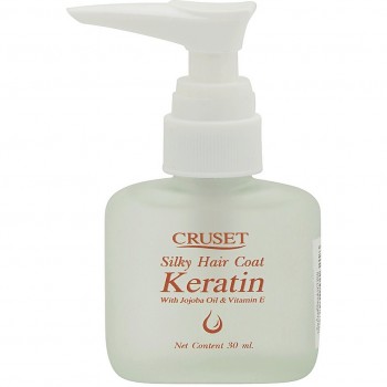 CRUSET Сыворотка с кератином для секущихся кончиков волос Silky Hair Coat Keratin