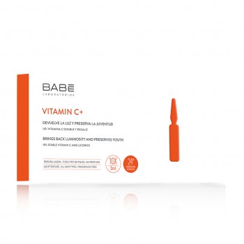 LABORATORIOS BABE Ампулы для лица для сияния/гладкости кожи Витамин С+