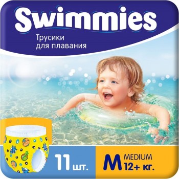 HELEN HARPER Детские трусики для плавания Swimmies Medium 12+ кг, 11 шт
