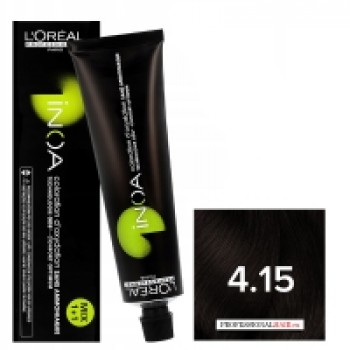 L'Oreal Professionnel Inoa - Краска для волос Иноа 4.15 Шатен пепельный красное дерево 60 мл