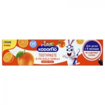 Lion Thailand Kodomo - Паста зубная для детей с 6 месяцев с ароматом апельсина, 65 г