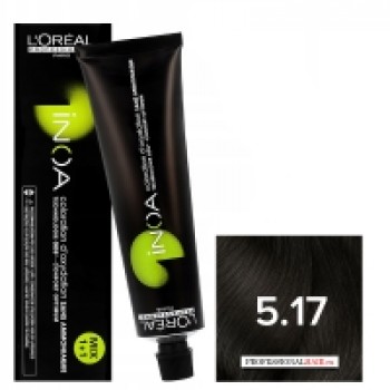 L'Oreal Professionnel Inoa - Краска для волос Иноа 5.17 Светлый шатен пепельный коричневый 60 мл