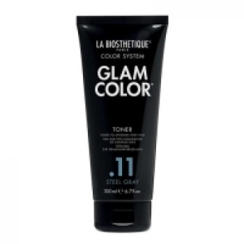 La Biosthetique Color Sistem Glam Color Toner .11 Steel Gray - Полуперманентный тонирующий кондиционер для седых волос, 200 мл