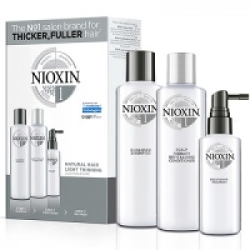 Nioxin System 1 Kit - Набор (Система 1) 300 мл+300 мл+100 мл