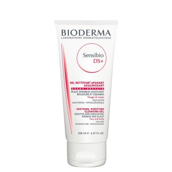 BIODERMA Гель очищающий сенсибио / DS+ 200 мл