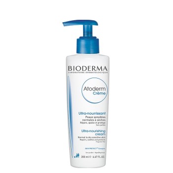 BIODERMA Крем для лица атодерм с помпой 200 мл