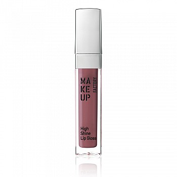 MAKE UP FACTORY Блеск с эффектом влажных губ, 56 древесный розовый / High Shine Lip Gloss 6,5 мл