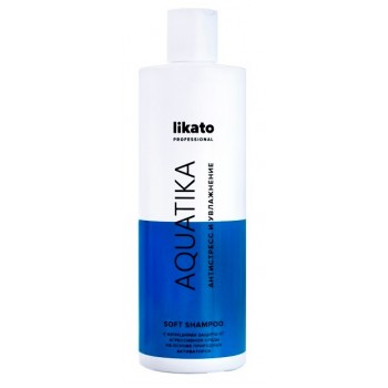 LIKATO PROFESSIONAL Софт-шампунь с коноплей для волос / AQUATIKA 400 мл