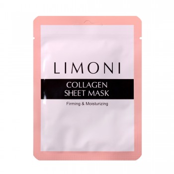 LIMONI Маска-лифтинг с коллагеном для лица / SHEET MASK WITH COLLAGEN 20 г