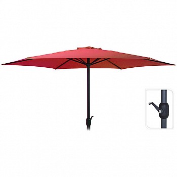 зонт от солнца d270см h2,15м красный