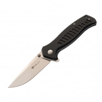 Складной нож Barghest Mini Steel Will, сталь D2 Satin, рукоять Black G10