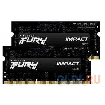 Оперативная память для ноутбука Kingston FURY Impact SO-DIMM 8Gb DDR3L 1866MHz KF318LS11IBK2/8