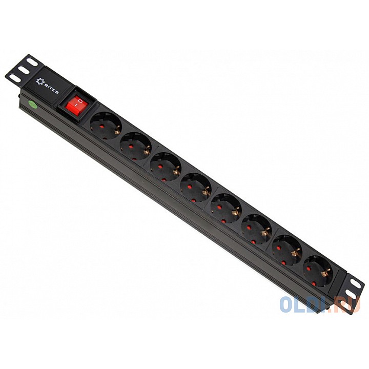 Блок розеток 5bites PDU819A-07 8 розеток черный