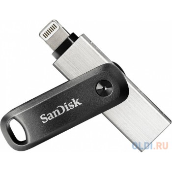 Флешка 256Gb SanDisk iXpand Go USB 3.0 Lightning серебристый черный