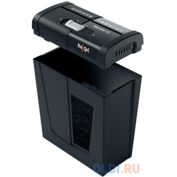 Шредер Rexel Secure S5 EU черный (секр.Р-2)/ленты/5лист./10лтр./скрепки/скобы