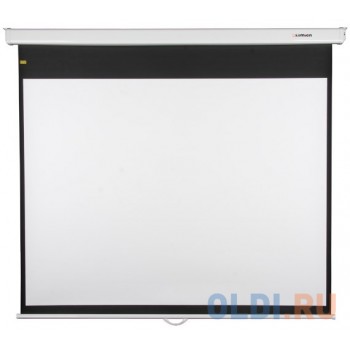 [LMP-100112CSR] Настенный экран Lumien Master Picture CSR 197x231см (раб.область 139х221 см) (103") Matte White черн. кайма по периметру, механизм плавного возврата, возможность потолочн./настенного крепления (белый корпус) 16:10