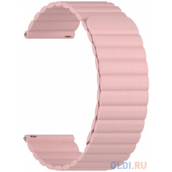 Универсальный кожаный ремешок для часов 22 mm LYAMBDA POLLUX DSP-15-22-PK Pink