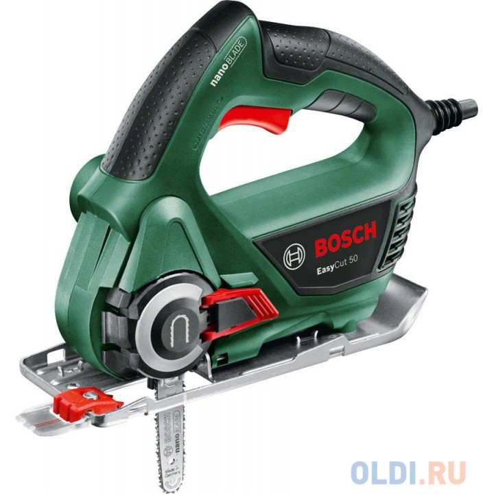 Мини-цепная пила BOSCH EasyCut 50 (0.603.3C8.020) 500Вт 0-7800об/мин 50мм в дереве 30мм в пластике