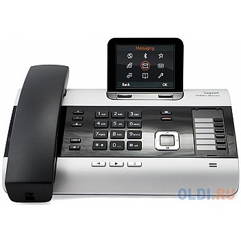 Телефон IP Siemens GIGASET DX800A VoIP ISDN 2xLAN Bluetooth all-in-one темно-серый