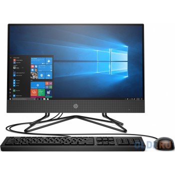 Моноблок/ HP 200 G4 AIO 21,5" NT with VA panel 21.5"(1920x1080 (матовый))/Intel Core i5 10210U(1.6Ghz)/8192Mb/256PCISSDGb/DVDrw/WiFi/war 1y/DOS + Iron Gray