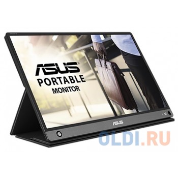 МОНИТОР 15.6" ASUS MB16AHP Black (IPS, LED, Wide, 1920x1080, 5ms, 178°/178°, 220 cd/m, 100,000,000:1, +НDMI, +MM, +USB,