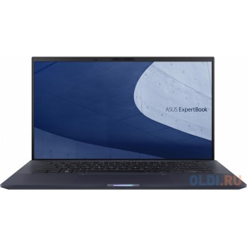 ASUS B9400CEA-KC1222 +cable+Sleeve 14"(1920x1080 (матовый))/Intel Core i7 1165G7(2.8Ghz)/16384Mb/512PCISSDGb/noDVD/Int:Intel Iris Xe Graphics/Cam/BT/WiFi/1.01kg/Star Black/DOS + Support NumberPad; FingerPrint