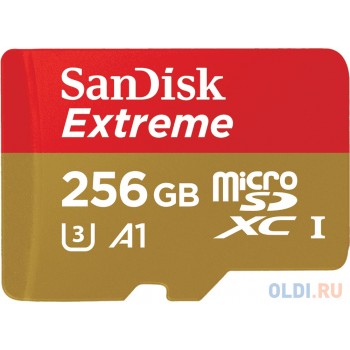 Флеш карта microSD 256GB SanDisk microSDXC Class 10 UHS-I A1 C10 V30 U3 for Nintendo Switch 100MB/s