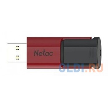 Флешка 256Gb Netac U182 USB 3.0 черный красный