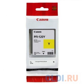 Картридж струйный Canon PFI-120 Y 2888C001 желтый для Canon ТМ-серия