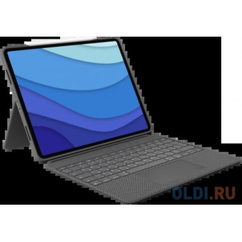 Клавиатура беспроводная Logitech Combo Touch для iPad Pro (5-го поколения) с диагональю 12,9 дюйма Bluetooth серый 920-010187