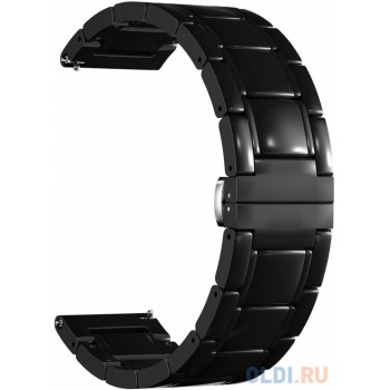 Универсальный керамический ремешок для часов 22 mm LYAMBDA LIBERTAS DSG-09-22-BB Black