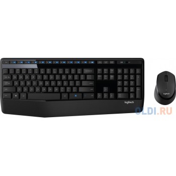 Клавиатура + мышь Logitech MK345 клав:черный мышь:черный USB 2.0 беспроводная Multimedia