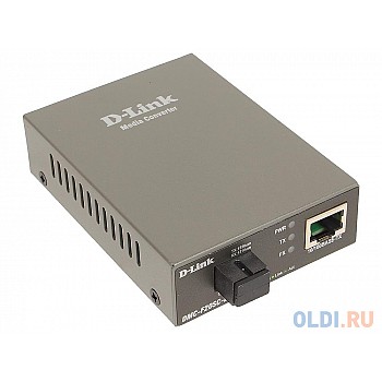 Медиаконвертер D-Link DMC-F20SC-BXU/A1A WDM медиаконвертер с 1 портом 10/100Base-TX и 1 портом 100Base-FX с разъемом SC (ТХ: 1310 нм; RX: 1550 нм) для