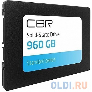 Твердотельный накопитель SSD 2.5" 960 Gb CBR Standard Read 545Mb/s Write 495Mb/s 3D NAND TLC SSD-960GB-2.5-ST21