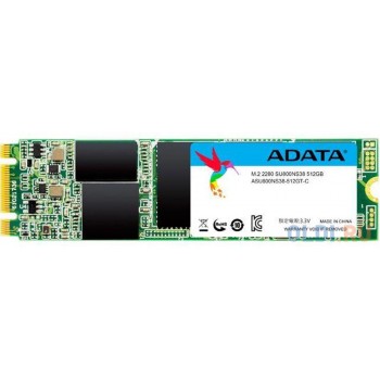 M.2 2280 512GB ADATA SU650 Client SSD [ASU650NS38-512GT-C] SATA 6Gb/s, 550/510, IOPS 80/60K, MTBF 2M, 3D TLC, 210TBW, 0,37DWPD, RTL (936011)