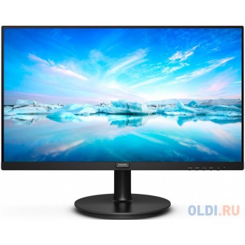 Монитор Philips 21.5" 221V8LD (00/01) черный VA LED 16:9 DVI HDMI матовая 250cd 178гр/178гр 1920x1080 D-Sub FHD 2.69кг