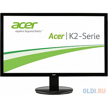 19.5" ACER K202HQLAb , TN, 1366x768, 5 ms 90°/65°, 200nits, VGA, 600:1, VESA 100x100, Glossy Black