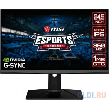 MSI Oculux NXG253R 24.5" (1920x1080 (матовый))/Flat/Rapid IPS/360Hz/1ms/HDMI/DP/USB/7.47kg