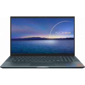 ASUS UX535LI-BO357R Touch +bag 15.6"(1920x1080 IPS)/Touch/Intel Core i7 10870H(2.2Ghz)/16384Mb/1024PCISSDGb/noDVD/Ext:nVidia GeForce GTX1650Ti(4096Mb)/Cam/BT/WiFi/2kg/Pine Grey/W10Pro + ScreenPad