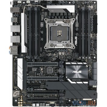 MB ASUS WS X299 PRO/SE Socket 2066 Core™ X-Series Processors, 8xDIMM, Max. 128GB, DDR4 Non-ECC UDIMM, 2xPCIe 3.0 x16 (x16 mode), 1xPCIe 3.0 x16 (x8 mode), 1xPCIe 3.0 x16 (x4 mode), 1xPCIe 3.0 x4 (x4 mode), Intel® I210-AT (2xGbt LAN), 6xSATA 6Gb/s ports +1